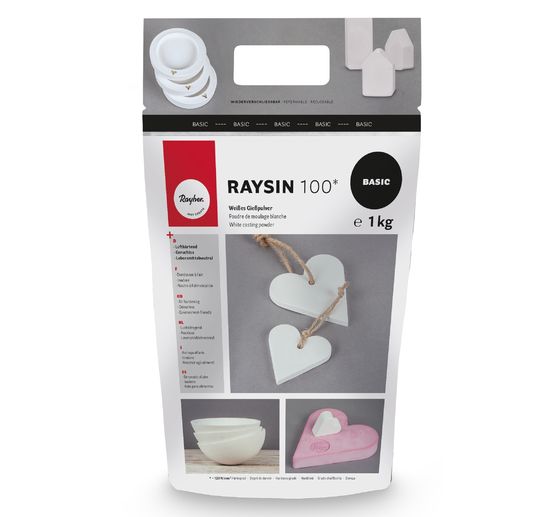 Poudre de moulage « Raysin 100 », Blanc