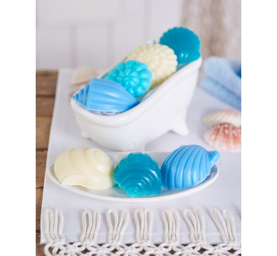 Keramik-Seifenschale "Badewanne", 15x7x7,2cm, weiß glänzend