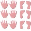 Wax motif "Hands and feet" Pink