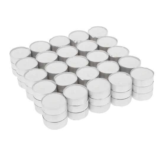 Tealight candles, flat pack of 75
