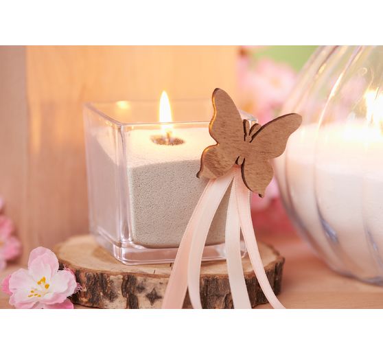 Sable pour bougies, blanc