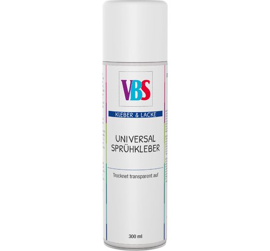 Colle universelle en spray VBS, transparente, 300 ml