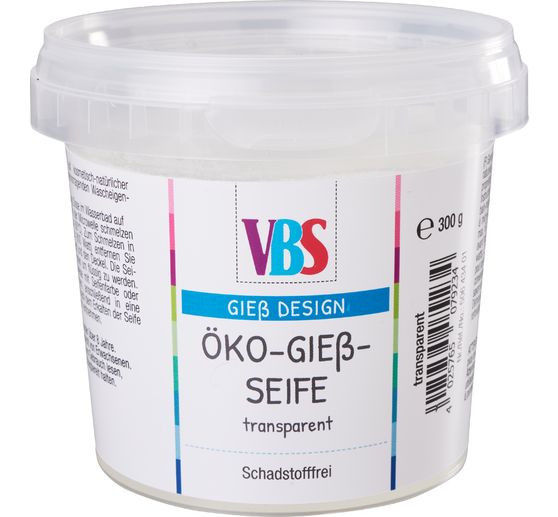 Savon écologique VBS pour moulage, Transparent