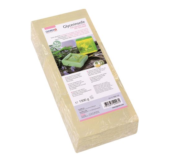 Glycerin Öko-Gießseife "Olivenöl", Transparent