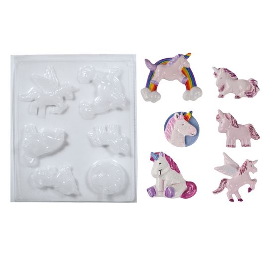 Casting mould "Unicorns", 6 motifs