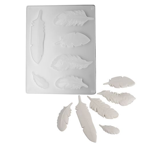 Casting mould"Feathers" , 6 motifs