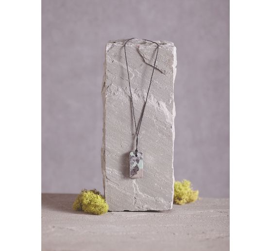 Moule pour pendentif « Rectangle », env. 1,9 x 3,9 cm