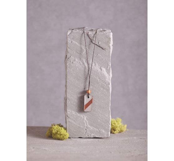 Moule pour pendentif « Rectangle », env. 1,9 x 3,9 cm