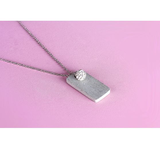Moule pour pendentif « Rectangle », env. 1,9 x 3,9 cm