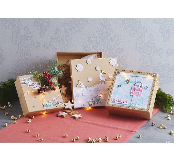 VBS Schachteln "Quadrat", 3er-Set