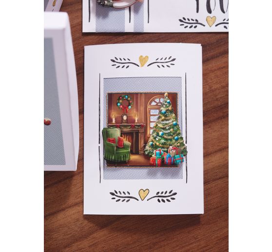 Cartes passe-partout blanches VBS, « Rectangle »