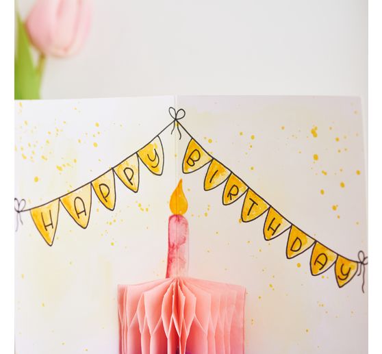 Double cards with envelopes "DIN long", 50 pieces