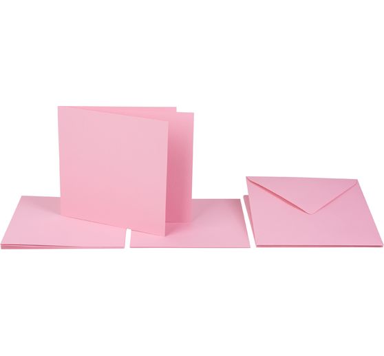 Double cards with envelopes and insert sheets, 15 pcs.