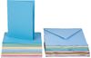 Cartes doubles avec enveloppes VBS « Pastel », 50 pc.