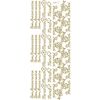 Reliefsticker "Bon anniversaire/Merci" Gold