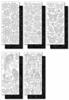 Relief sticker set "Black and white", all year