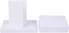 Cartes doubles avec enveloppes « Bordures vagues », A6, 50 pc.
