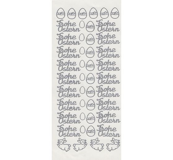 Stickers relief « Ostern », 10 x 23 cm