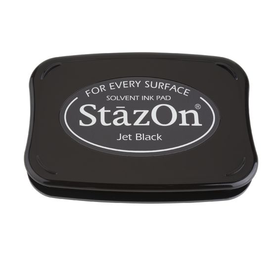 Stazon Jet Black Solvent Ink Pad