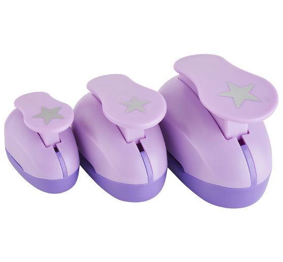 Perforatrices à motif VBS « Étoiles », set de 3