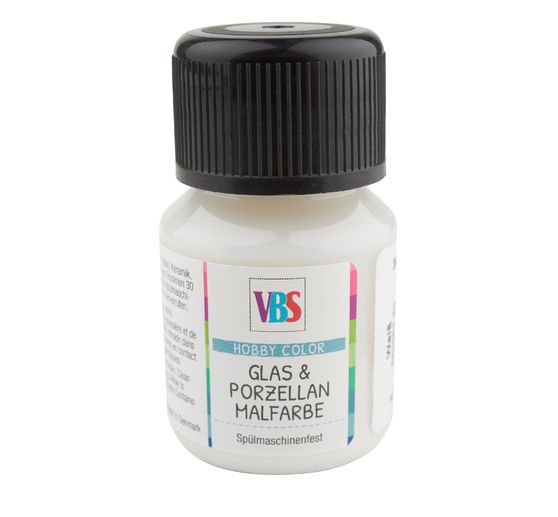 Peinture pour porcelaine & verre VBS, 30 ml