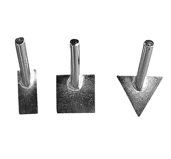 Assortiment de cautères pour encaustique, 3 pc.