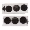 Velcro points, self-adhesive Black