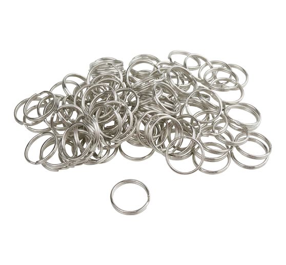 VBS Key split rings, Ø 20 mm, 100 pieces