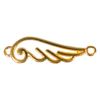 Charms connector "Open Angel wings" Gold
