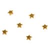 Mini-Pearl metal "Star", 6 pieces Gold