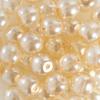 Crystal Renaissance glass wax bead, 6mm, 40 pieces