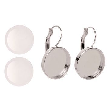 Lot De 40 Créoles Rondes En Alliage Pour Fabrication De Boucles D'Oreilles DIY - Composants Bijoux Artisanaux