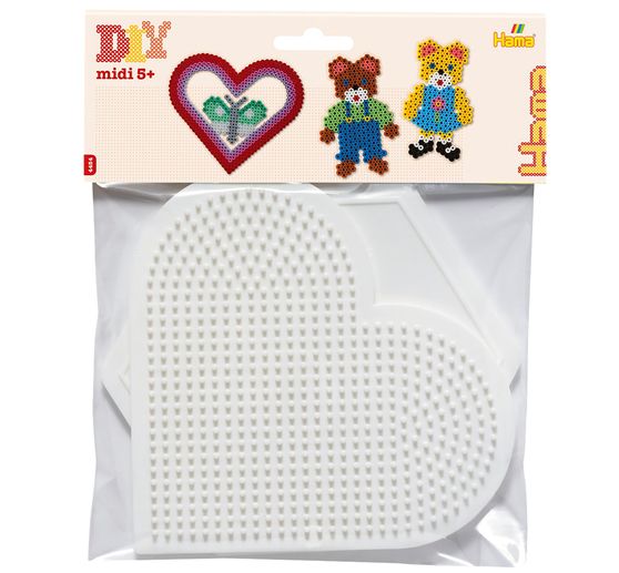 Hama-Boards "Heart & Hexagon"