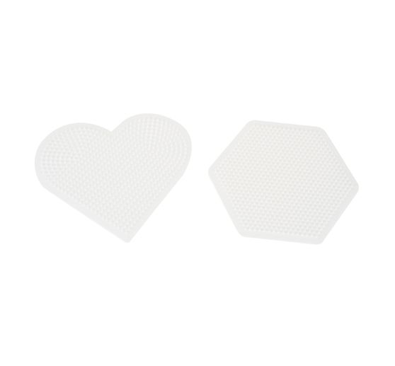 Hama-Stiftplatten "Herz & Sechseck"