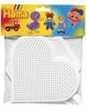 Hama-Stiftplatten "Herz & Sechseck"