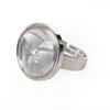 Bague cabochon Rond
