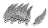 Pendentifs « Aile d'ange », 9 pc., métal