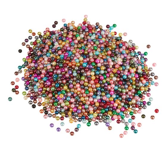 VBS Wax beads "Colorful mix", Ø 6 mm, 250 g