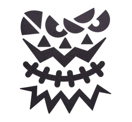 Halloween face stickers