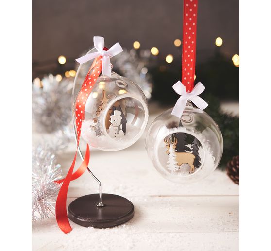 Boules en verre VBS, 2 pc.