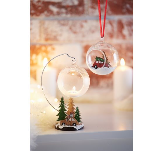 Boules en verre VBS, 2 pc.