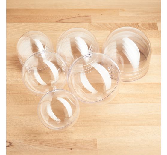 Boules en acrylique avec perc&eacute;e VBS &laquo; Assortiment &raquo;, set de 9