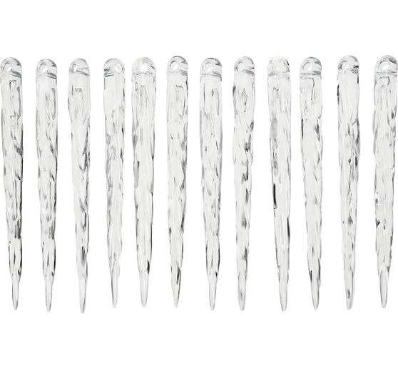 Acrylic form "Icicle", 12 pieces
