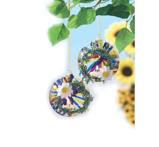 Boules en verre VBS, 2 pc.