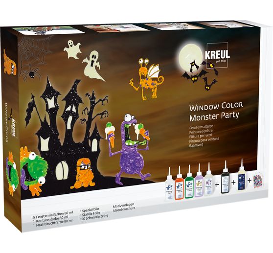 Kreul Window Color Set "Monster Party"