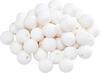Cotton balls, white, Ø 15 mm, 50 pieces