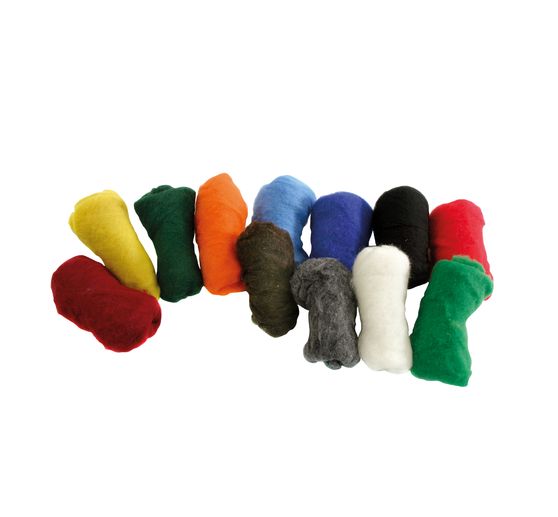 Felt set "Virgin sheep's wool", 100 g