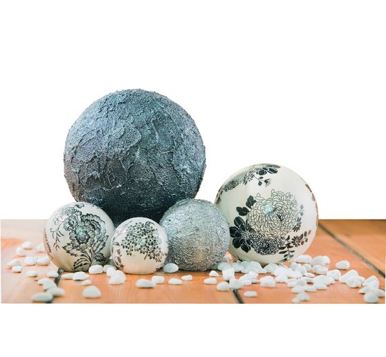 Polystyrene ball, Ø 30 cm, 2 parts