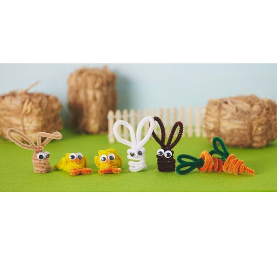 VBS Wackelaugen zum Aufkleben "Mix", 100 Stück