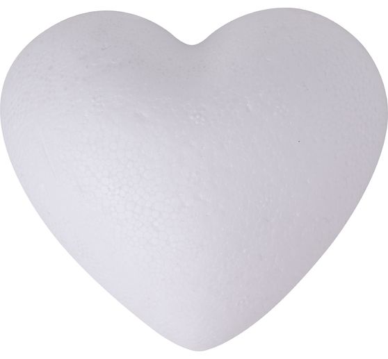 Polystyrene figure Heart, rounded